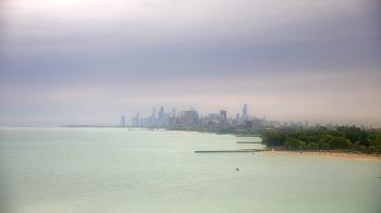Weather camera view of Northwestern University.