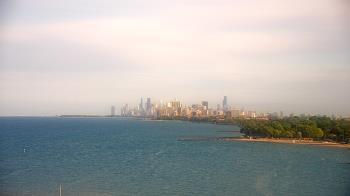 Weather camera view of Northwestern University.