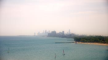 Weather camera view of Northwestern University.
