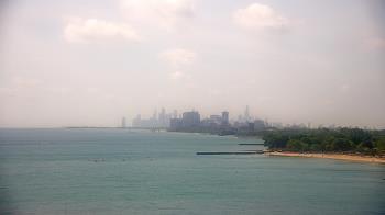 Weather camera view of Northwestern University.