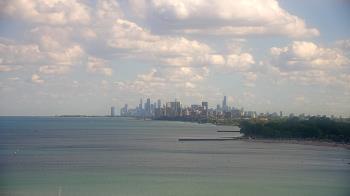 Weather camera view of Northwestern University.