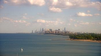 Weather camera view of Northwestern University.
