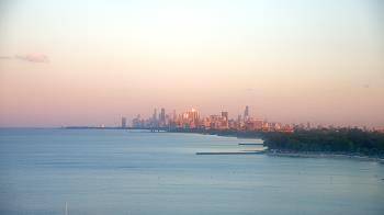 Weather camera view of Northwestern University.
