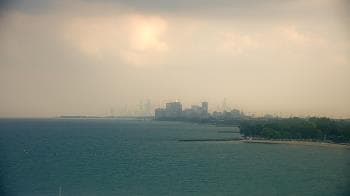 Weather camera view of Northwestern University.