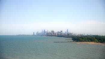 Weather camera view of Northwestern University.