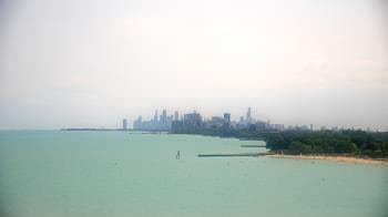 Weather camera view of Northwestern University.