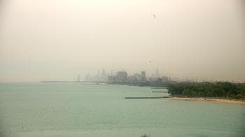 Weather camera view of Northwestern University.