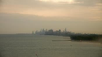 Weather camera view of Northwestern University.