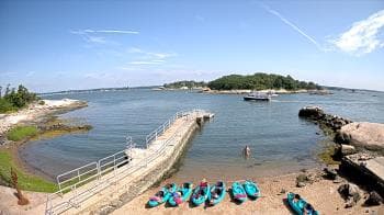 Weather camera view of Outer Island Education and Research.