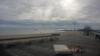 Weather camera view of Ocean Beach Park.