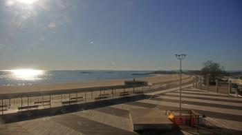 Weather camera view of Ocean Beach Park.