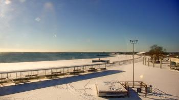 Weather camera view of Ocean Beach Park.