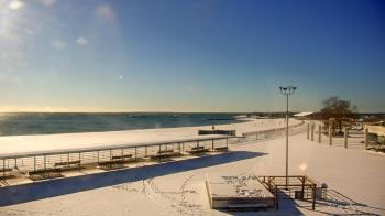 Weather camera view of Ocean Beach Park.