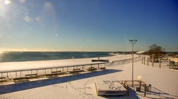 Weather camera view of Ocean Beach Park.