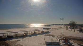 Weather camera view of Ocean Beach Park.