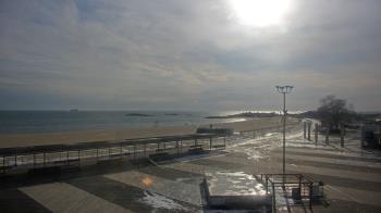 Weather camera view of Ocean Beach Park.