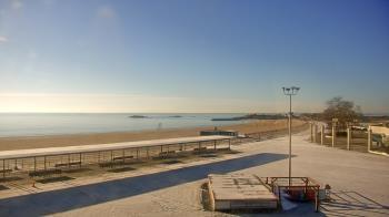 Weather camera view of Ocean Beach Park.