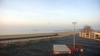 Weather camera view of Ocean Beach Park.