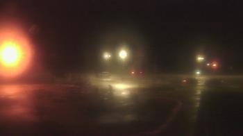 Weather camera view of Owosso High School.