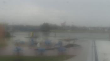 Weather camera view of Owosso High School.
