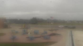 Weather camera view of Owosso High School.