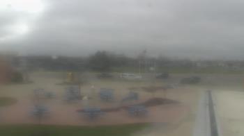 Weather camera view of Owosso High School.