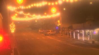 Weather camera view of Overland Hotel.