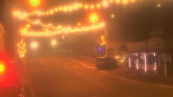 Weather camera view of Overland Hotel.