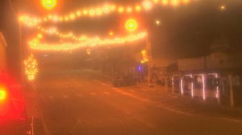 Weather camera view of Overland Hotel.