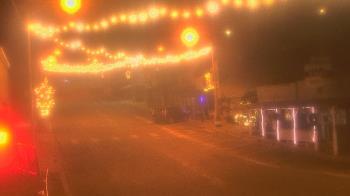 Weather camera view of Overland Hotel.