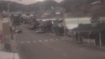 Weather camera view of Overland Hotel.