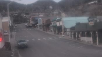 Weather camera view of Overland Hotel.