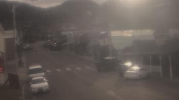 Weather camera view of Overland Hotel.