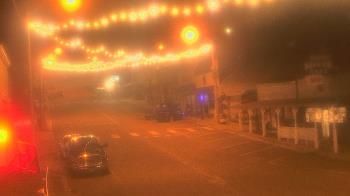 Weather camera view of Overland Hotel.