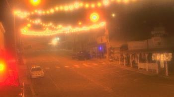 Weather camera view of Overland Hotel.