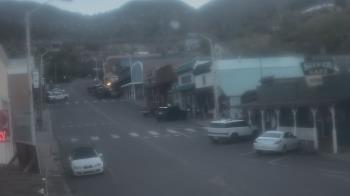 Weather camera view of Overland Hotel.