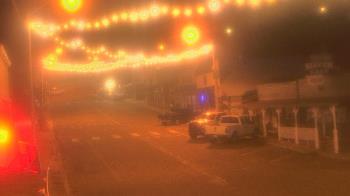 Weather camera view of Overland Hotel.