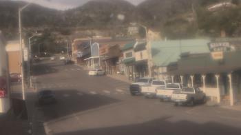 Weather camera view of Overland Hotel.