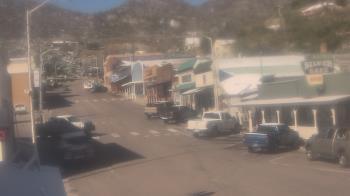 Weather camera view of Overland Hotel.