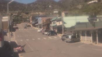Weather camera view of Overland Hotel.
