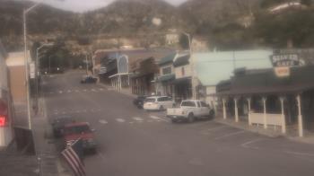 Weather camera view of Overland Hotel.