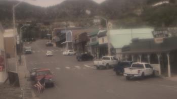 Weather camera view of Overland Hotel.