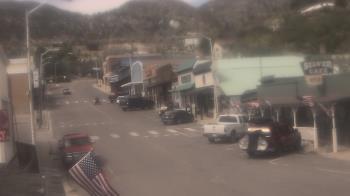 Weather camera view of Overland Hotel.