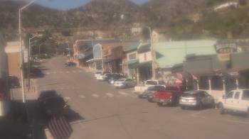 Weather camera view of Overland Hotel.