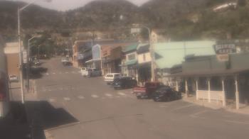 Weather camera view of Overland Hotel.