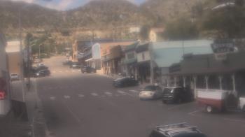 Weather camera view of Overland Hotel.