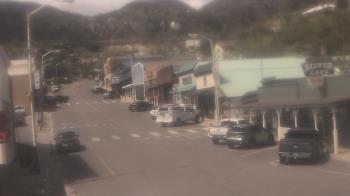 Weather camera view of Overland Hotel.