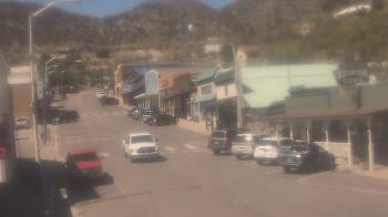 Weather camera view of Overland Hotel.