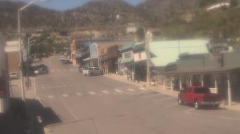 Weather camera view of Overland Hotel.