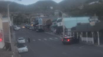 Weather camera view of Overland Hotel.